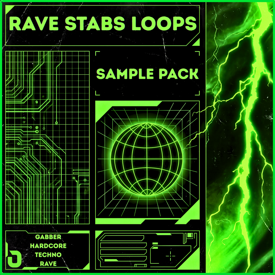 RAVE STABS GABBER LOOPS SAMPLE PACK + MIDI (VOL.1) [OLDSKOOL SAMPLES]